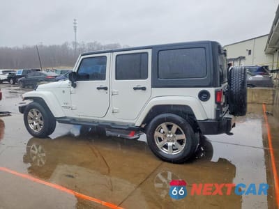 Drugie zdjęcie samochodu z przodu: 2016 JEEP WRANGLER UNLIMITED SAHARA VIN:1C4HJWEG3GL106377 - miniatura