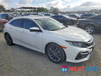 Czwarte zdjęcie samochodu z boku: 2020 HONDA CIVIC EX VIN:SHHFK7H69LU414856 - miniatura