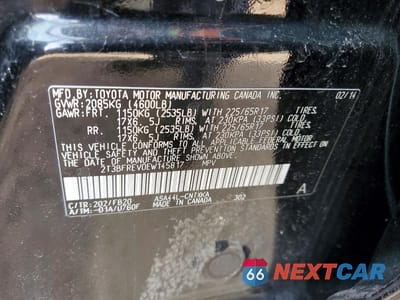 Zdjęcie 13 z 13 samochodu: 2014 TOYOTA RAV4 LE VIN:2T3BFREV0EW145817 - miniatura