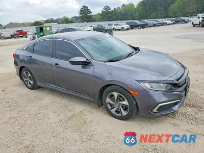 Czwarte zdjęcie samochodu z boku: 2019 HONDA CIVIC LX VIN:2HGFC2F65KH500177 - miniatura