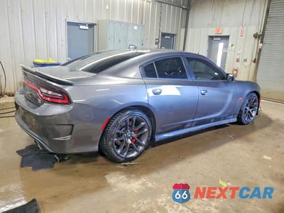 Trzecie zdjęcie samochodu z tyłu: 2021 DODGE CHARGER SCAT PACK VIN:2C3CDXGJ2MH630522 - miniatura