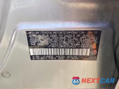 Zdjęcie 12 z 13 samochodu: 2016 LEXUS IS 200T BASE VIN:JTHBA1D28G5006423 - miniatura