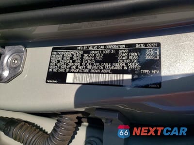 Zdjęcie 12 z 13 samochodu: 2021 VOLVO V60 CROSS COUNTRY T5 MOMENTUM VIN:YV4102WK6M1074240 - miniatura