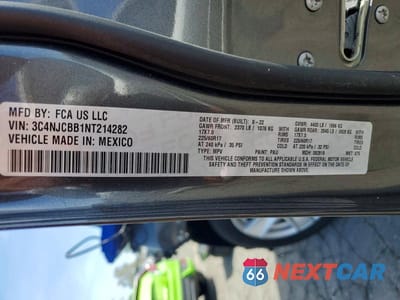 Zdjęcie 14 z 14 samochodu: 2022 JEEP COMPASS LATITUDE VIN:3C4NJCBB1NT214282 - miniatura