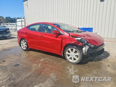 Czwarte zdjęcie samochodu z boku: 2013 HYUNDAI ELANTRA LIMITED VIN:KMHDH4AE4DU614037 - miniatura