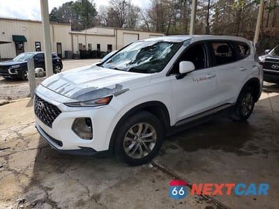 2019 HYUNDAI SANTA FE SE 2.4L 5NMS23AD9KH004119 - główne zdjęcie licytacji z USA - miniatura