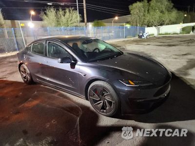 Czwarte zdjęcie samochodu z boku: 2024 TESLA MODEL 3 VIN:5YJ3E1ET4RF820216 - miniatura