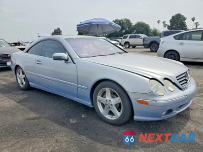 Czwarte zdjęcie samochodu z boku: 2002 MERCEDES-BENZ CL 500 VIN:WDBPJ75J52A027566 - miniatura