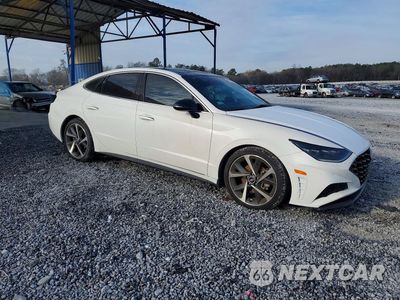 Czwarte zdjęcie samochodu z boku: 2023 HYUNDAI SONATA SEL PLUS VIN:KMHL44J24PA303422 - miniatura