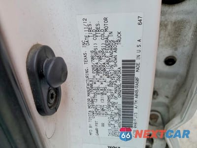 Zdjęcie 12 z 12 samochodu: 2013 TOYOTA TACOMA V6 VIN:5TFLU4EN7DX059511 - miniatura