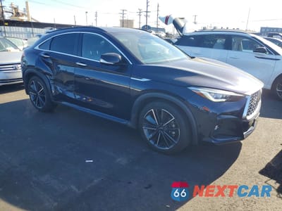 Czwarte zdjęcie samochodu z boku: 2022 INFINITI QX55 ESSENTIAL VIN:3PCAJ5K30NF115390 - miniatura