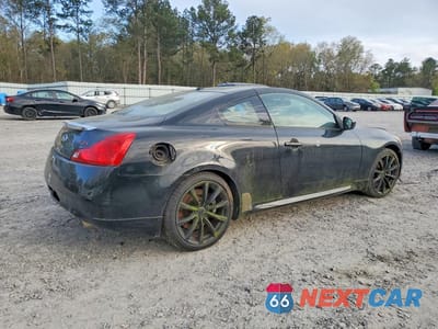 Trzecie zdjęcie samochodu z tyłu: 2008 INFINITI G37 BASE VIN:JNKCV64E48M127389 - miniatura