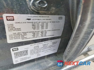 Zdjęcie 13 z 13 samochodu: 2021 GMC SIERRA K1500 AT4 VIN:1GTP9EEL1MZ385963 - miniatura