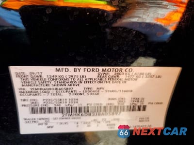 Zdjęcie 13 z 13 samochodu: 2018 FORD FLEX LIMITED VIN:2FMHK6D83JBA05897 - miniatura