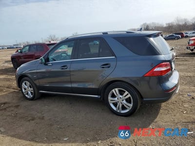 Drugie zdjęcie samochodu z przodu: 2012 MERCEDES-BENZ ML 350 4MATIC VIN:4JGDA5HB4CA031716 - miniatura