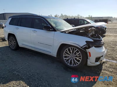Czwarte zdjęcie samochodu z boku: 2021 JEEP GRAND CHEROKEE L SUMMIT VIN:1C4RJKEGXM8164790 - miniatura