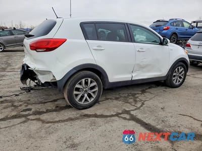 Trzecie zdjęcie samochodu z tyłu: 2014 KIA SPORTAGE LX VIN:KNDPBCAC1E7558926 - miniatura