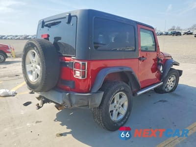 Trzecie zdjęcie samochodu z tyłu: 2011 JEEP WRANGLER SPORT VIN:1J4AA2D17BL588880 - miniatura