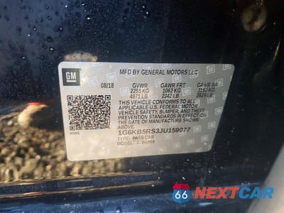 Zdjęcie 12 z 12 samochodu: 2018 CADILLAC CT6 VIN:1G6KB5RS3JU159077 - miniatura