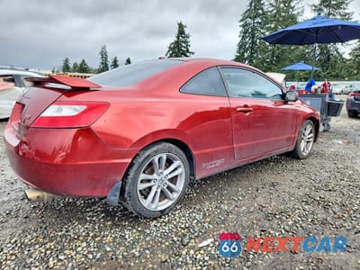 Trzecie zdjęcie samochodu z tyłu: 2008 HONDA CIVIC SI VIN:2HGFG215X8H704632 - miniatura