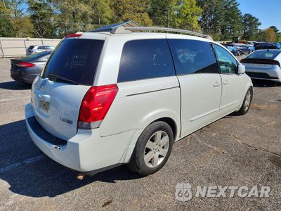 Trzecie zdjęcie samochodu z tyłu: 2006 NISSAN QUEST VIN:5N1BV2BU06N120577 - miniatura