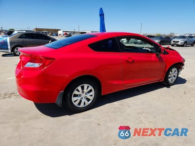 Trzecie zdjęcie samochodu z tyłu: 2012 HONDA CIVIC LX VIN:2HGFG3B5XCH547486 - miniatura