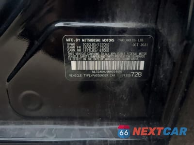 Zdjęcie 10 z 10 samochodu: 2021 MITSUBISHI MIRAGE ES VIN:ML32AUHJ9MH014497 - miniatura