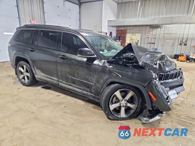 Czwarte zdjęcie samochodu z boku: 2021 JEEP GRAND CHEROKEE L LIMITED VIN:1C4RJKBG8M8200853 - miniatura