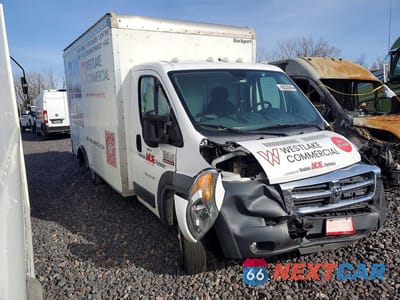 Czwarte zdjęcie samochodu z boku: 2016 RAM PROMASTER 3500 BOX TRUCK VIN:3C7WRVLG2GE125690 - miniatura