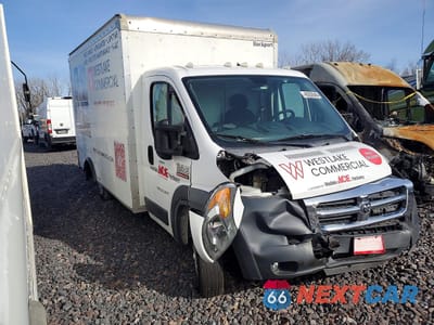 Czwarte zdjęcie samochodu z boku: 2016 RAM PROMASTER 3500 BOX TRUCK VIN:3C7WRVLG2GE125690 - miniatura