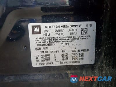 Zdjęcie 13 z 13 samochodu: 2022 BUICK ENCORE PREFERRED VIN:KL4CJESMXNB500129 - miniatura