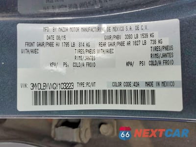 Zdjęcie 12 z 12 samochodu: 2016 TOYOTA YARIS VIN:3MYDLBYVXGY103223 - miniatura