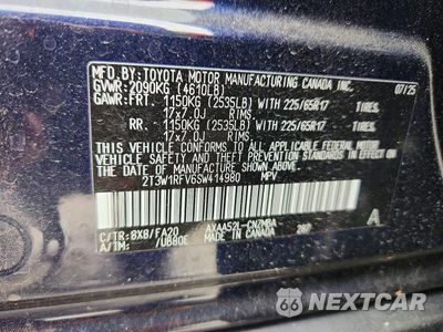 Zdjęcie 13 z 13 samochodu: 2025 TOYOTA RAV4 XLE VIN:2T3W1RFV6SW414980 - miniatura