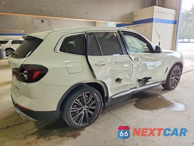 Trzecie zdjęcie samochodu z tyłu: 2023 BMW X3 XDRIVE30I VIN:5UX53DP00P9P27895 - miniatura