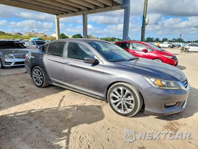 Czwarte zdjęcie samochodu z boku: 2014 HONDA ACCORD SPORT VIN:1HGCR2F55EA010155 - miniatura