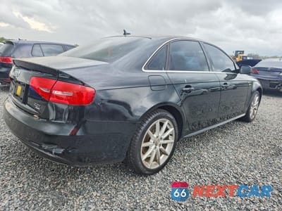 Trzecie zdjęcie samochodu z tyłu: 2014 AUDI A4 PREMIUM PLUS VIN:WAUFFAFL3EN004356 - miniatura