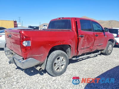Trzecie zdjęcie samochodu z tyłu: 2018 TOYOTA TUNDRA SR5 VIN:5TFDY5F15JX697827 - miniatura