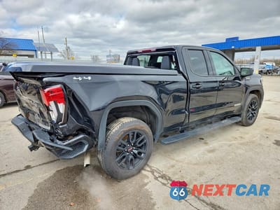Trzecie zdjęcie samochodu z tyłu: 2021 GMC SIERRA K1500 ELEVATION VIN:1GTR9CED5MZ278873 - miniatura