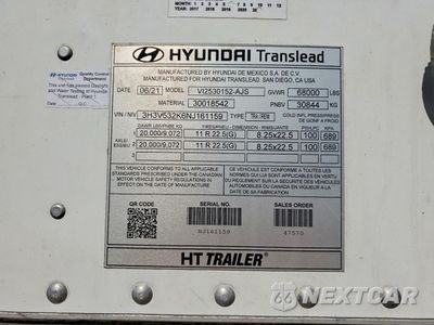 Zdjęcie 10 z 10 samochodu: 2022 HYUNDAI TRANSLEAD VI2530152-AJS DRY VAN TRAILER VIN:3H3V532K6NJ161159 - miniatura