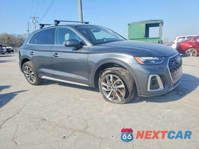 Czwarte zdjęcie samochodu z boku: 2022 AUDI Q5 PREMIUM PLUS 45 VIN:WA1EAAFY5N2099815 - miniatura