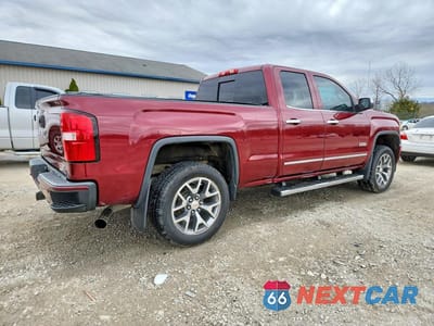 Trzecie zdjęcie samochodu z tyłu: 2015 GMC SIERRA K1500 SLT VIN:1GTV2VEC2FZ383217 - miniatura