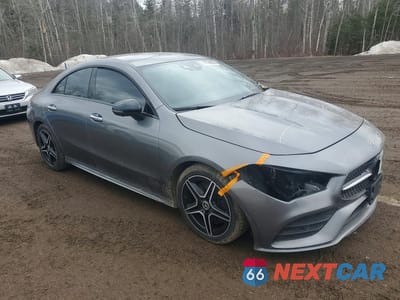 Czwarte zdjęcie samochodu z boku: 2020 MERCEDES-BENZ CLA 250 4MATIC VIN:W1K5J4HB4LN127864 - miniatura