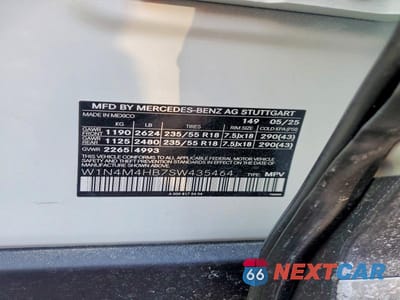 Zdjęcie 12 z 12 samochodu: 2025 MERCEDES-BENZ GLB 250 4MATIC VIN:W1N4M4HB7SW435464 - miniatura