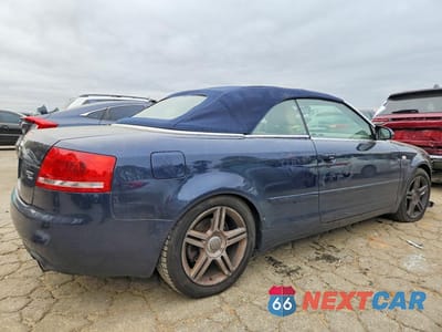 Trzecie zdjęcie samochodu z tyłu: 2008 AUDI A4 2.0T CABRIOLET QUATTRO VIN:WAUDF48H78K003105 - miniatura