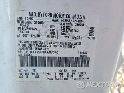 Zdjęcie 25 z 26 samochodu: 2003 FORD F150 VIN:1FTRX17283KA88370 - miniatura