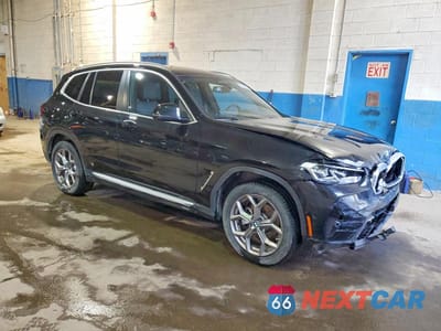 Czwarte zdjęcie samochodu z boku: 2024 BMW X3 XDRIVE30I VIN:WBX57DP09RN297254 - miniatura