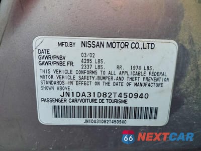 Zdjęcie 12 z 12 samochodu: 2002 NISS MAXIMA VIN:JN1DA31D82T450940 - miniatura