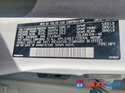 Zdjęcie 14 z 14 samochodu: 2015 VOLVO XC60 3.2 VIN:YV4952RA8F2600291 - miniatura