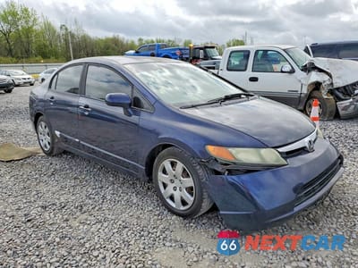 Czwarte zdjęcie samochodu z boku: 2006 HONDA CIVIC LX VIN:1HGFA16556L006014 - miniatura