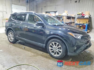 Czwarte zdjęcie samochodu z boku: 2017 TOYOTA RAV4 HYBRID LIMITED VIN:JTMDJREVXHD062775 - miniatura